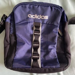 Navy and black adidas bag